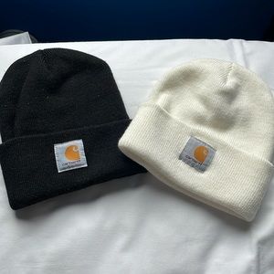 Two Unisex Carhart Beanies